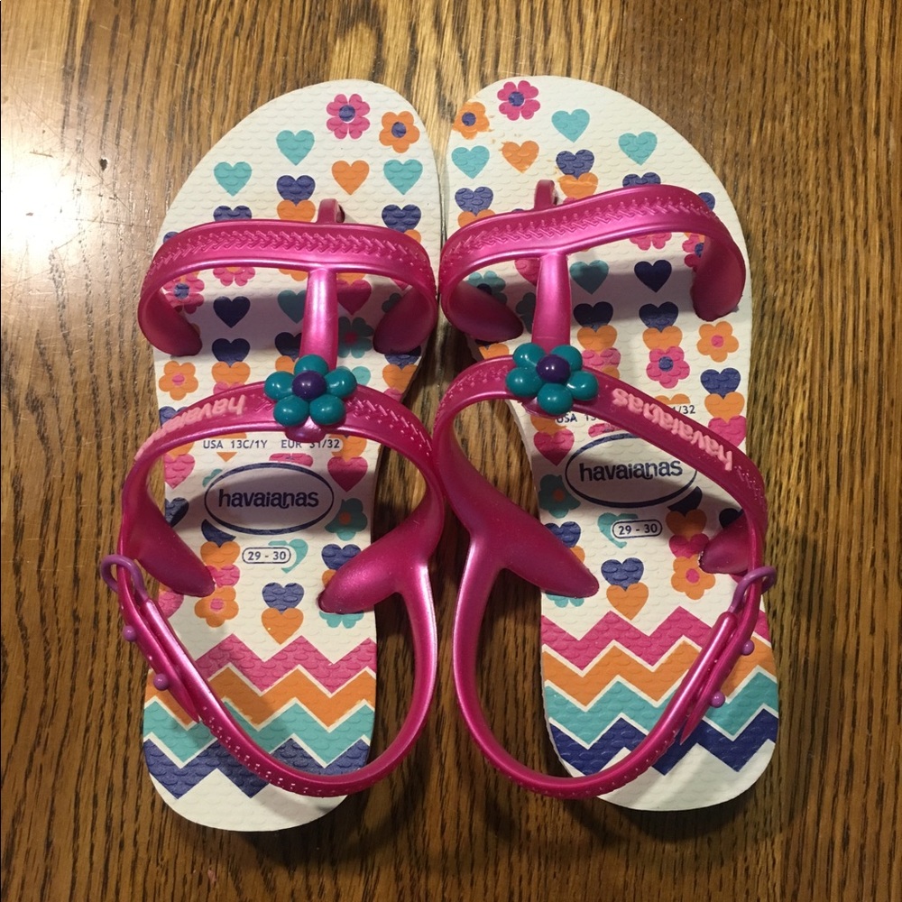 Girls flower sandals